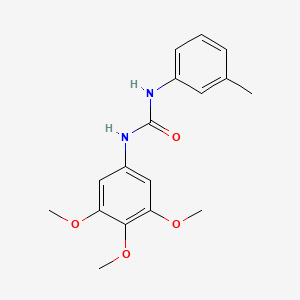 molecular formula C17H20N2O4 B4639072 1-(3-methylphenyl)-3-(3,4,5-trimethoxyphenyl)urea 