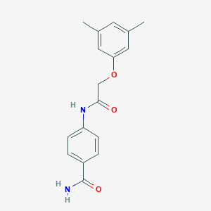 4-{[(3,5-Dimethylphenoxy)acetyl]amino}benzamide
