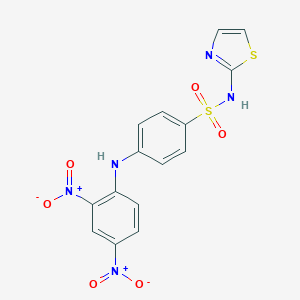 4-((2,4-dinitrophenyl)amino)-N-(thiazol-2-yl)benzenesulfonamide