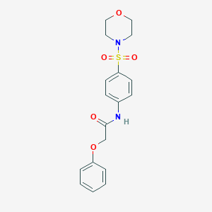 N-[4-(4-morpholinylsulfonyl)phenyl]-2-phenoxyacetamide