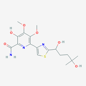 molecular formula C17H23N3O6S B046397 Karnamicin A2 CAS No. 122535-49-3