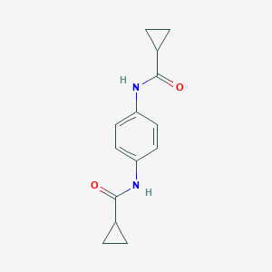 N-[4-(cyclopropanecarbonylamino)phenyl]cyclopropanecarboxamide