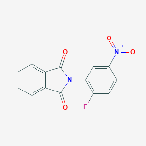 molecular formula C14H7FN2O4 B463979 2-(2-氟-5-硝基苯基)-1H-异吲哚-1,3(2H)-二酮 CAS No. 166658-69-1