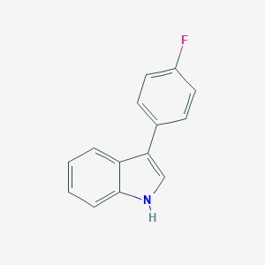 molecular formula C14H10FN B046401 3-(4-Fluorophenyl)-1h-indole CAS No. 101125-32-0