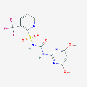 molecular formula C13H12F3N5O5S B046402 Flazasulfuron CAS No. 104040-78-0