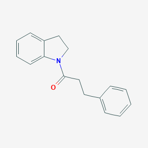 molecular formula C17H17NO B464041 1-(3-Phenylpropanoyl)indoline CAS No. 314284-69-0