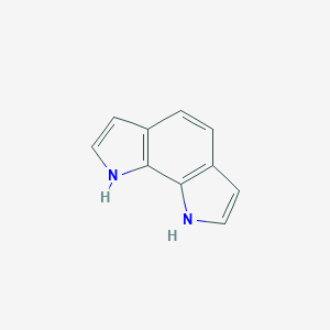 molecular formula C10H8N2 B046406 1,8-Dihydropyrrolo[3,2-g]indole CAS No. 112149-08-3