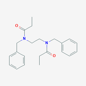 molecular formula C22H28N2O2 B464123 N-Benzyl-N-[2-(benzyl-propionyl-amino)-ethyl]-propionamide CAS No. 314767-62-9