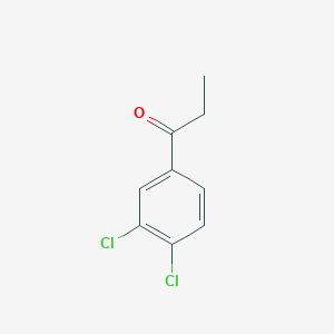 molecular formula C9H8Cl2O B046414 3',4'-二氯丙酮苯 CAS No. 6582-42-9
