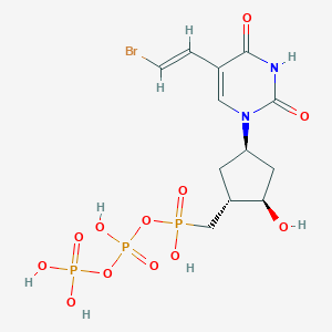 molecular formula C12H18BrN2O12P3 B046416 Carbocyclic bvdutp CAS No. 111634-67-4