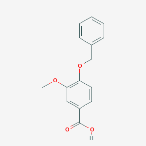 B046417 4-(Benzyloxy)-3-methoxybenzoic acid CAS No. 1486-53-9