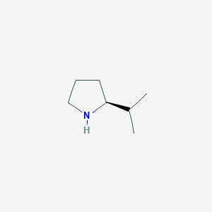 molecular formula C7H15N B046420 (2S)-2-异丙基吡咯烷 CAS No. 41720-99-4