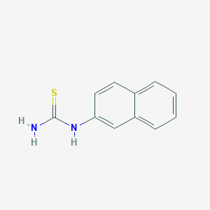 molecular formula C11H10N2S B046421 1-(2-萘基)-2-硫脲 CAS No. 3394-04-5