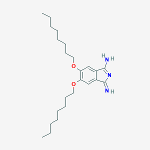 molecular formula C24H39N3O2 B046428 1,3-Diimino-5,6-bis(octyloxy)isoindoline CAS No. 118156-18-6