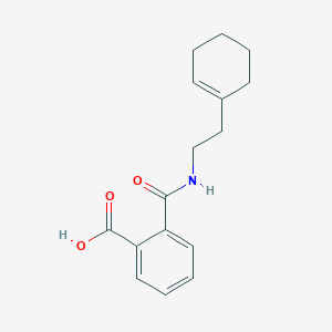 2-{[2-(Cyclohex-1-en-1-yl)ethyl]carbamoyl}benzoic acid