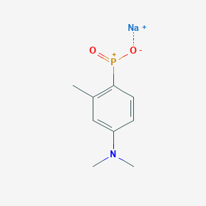 molecular formula C9H12NNaO2P+ B046440 Toldimfos sodium CAS No. 575-75-7