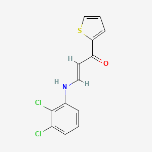 molecular formula C13H9Cl2NOS B4644205 (E)-3-(2,3-dichloroanilino)-1-thiophen-2-ylprop-2-en-1-one 