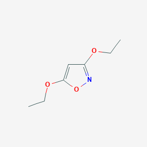molecular formula C7H11NO3 B046444 3,5-Diethoxyisoxazole CAS No. 119224-74-7