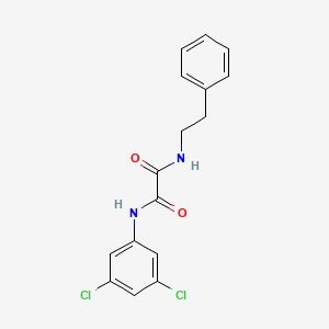 molecular formula C16H14Cl2N2O2 B4644459 N'-(3,5-dichlorophenyl)-N-(2-phenylethyl)oxamide 