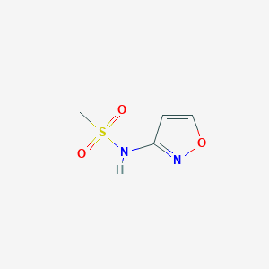 molecular formula C4H6N2O3S B046447 N-(Isoxazol-3-yl)methanesulfonamide CAS No. 121680-52-2