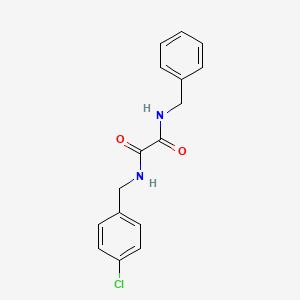 molecular formula C16H15ClN2O2 B4644853 N-benzyl-N'-[(4-chlorophenyl)methyl]oxamide CAS No. 5379-87-3