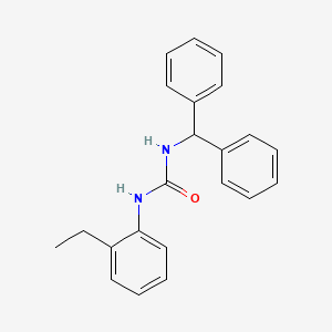 molecular formula C22H22N2O B4644914 N-BENZHYDRYL-N'-(2-ETHYLPHENYL)UREA 