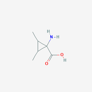 molecular formula C6H11NO2 B046451 1-Amino-2,3-dimethylcyclopropane-1-carboxylic acid CAS No. 116500-72-2