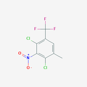molecular formula C8H4Cl2F3NO2 B046452 2,4-二氯-1-甲基-3-硝基-5-(三氟甲基)苯 CAS No. 115571-69-2