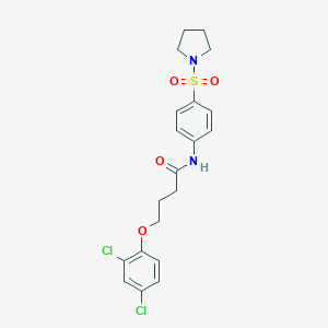 4-(2,4-dichlorophenoxy)-N-[4-(1-pyrrolidinylsulfonyl)phenyl]butanamide