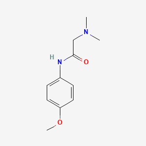 molecular formula C11H16N2O2 B4646483 2-(dimethylamino)-N-(4-methoxyphenyl)acetamide CAS No. 113779-02-5