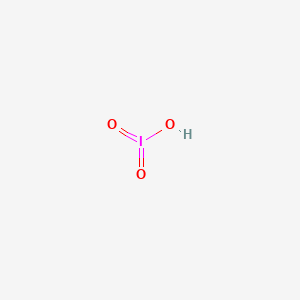 molecular formula HIO3<br>Pb(IO3)2 B046466 Iodic acid CAS No. 7782-68-5