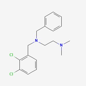 molecular formula C18H22Cl2N2 B4646611 N'-benzyl-N'-[(2,3-dichlorophenyl)methyl]-N,N-dimethylethane-1,2-diamine 