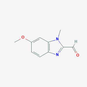 molecular formula C10H10N2O2 B046469 6-Methoxy-1-methylbenzimidazole-2-carbaldehyde CAS No. 123511-59-1