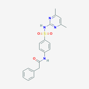 N-{4-[(4,6-dimethylpyrimidin-2-yl)sulfamoyl]phenyl}-2-phenylacetamide
