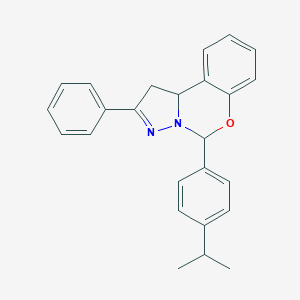 5-(4-Isopropylphenyl)-2-phenyl-1,10b-dihydropyrazolo[1,5-c][1,3]benzoxazine