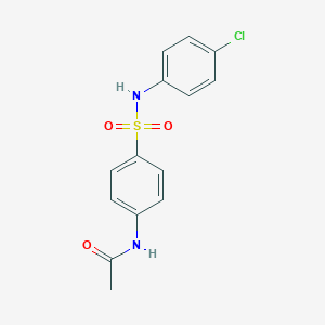 N-[4-[(4-chlorophenyl)sulfamoyl]phenyl]acetamide