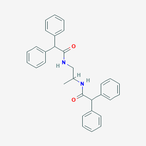 molecular formula C31H30N2O2 B464777 N-[2-[(2,2-diphenylacetyl)amino]propyl]-2,2-diphenylacetamide CAS No. 349469-71-2