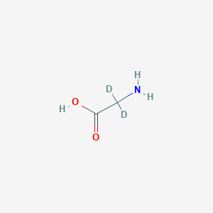 molecular formula C2H5NO2 B046479 (2,2-~2~H_2_)Glycine CAS No. 4896-75-7