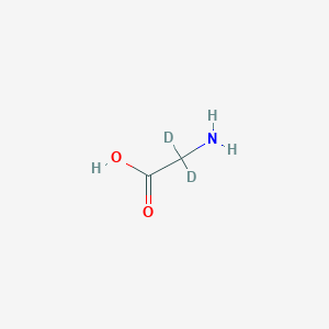molecular formula C2H5NO2 B046479 甘氨酸-2,2-二氘 CAS No. 4896-75-7
