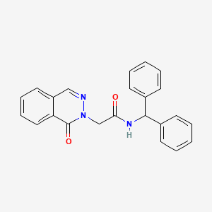 molecular formula C23H19N3O2 B4647953 N-(DIPHENYLMETHYL)-2-(1-OXO-1,2-DIHYDROPHTHALAZIN-2-YL)ACETAMIDE 