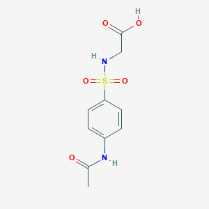 (4-Acetylamino-benzenesulfonylamino)-acetic acid