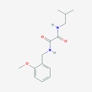 molecular formula C14H20N2O3 B4648425 N-(2-methoxybenzyl)-N'-(2-methylpropyl)ethanediamide 