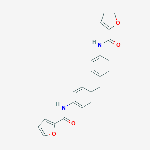 molecular formula C23H18N2O4 B464887 N,N'-(methylenebis(4,1-phenylene))bis(furan-2-carboxamide) CAS No. 315672-59-4