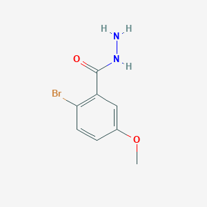 molecular formula C8H9BrN2O2 B046498 2-Bromo-5-methoxybenzohydrazide CAS No. 112584-40-4