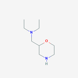 N-ethyl-N-(morpholin-2-ylmethyl)ethanamine