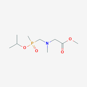 molecular formula C9H20NO4P B4650977 Methyl 2-[methyl-[[methyl(propan-2-yloxy)phosphoryl]methyl]amino]acetate 
