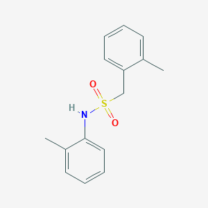 molecular formula C15H17NO2S B4651360 N,1-bis(2-methylphenyl)methanesulfonamide 