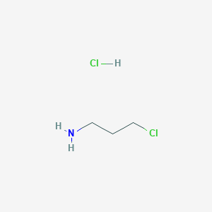 molecular formula C3H9Cl2N B046521 3-Chloropropylamine hydrochloride CAS No. 6276-54-6