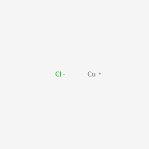 molecular formula CuCl<br>ClCu B046525 Copper(I) chloride CAS No. 7758-89-6