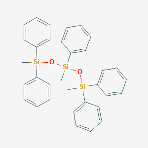 molecular formula C33H34O2Si3 B046536 1,3,5-Trimethyl-1,1,3,5,5-pentaphenyltrisiloxane CAS No. 3390-61-2